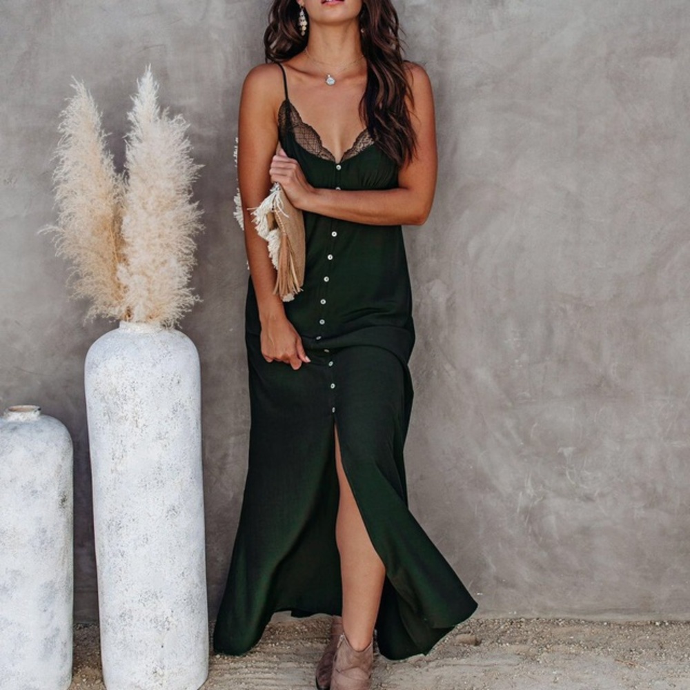 BRAND NEW! “Dream Come True Slip Maxi Dress”
